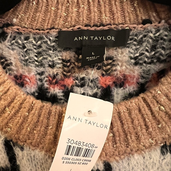 NWT Ann Taylor Sweater Size Large - Picture 2 of 3